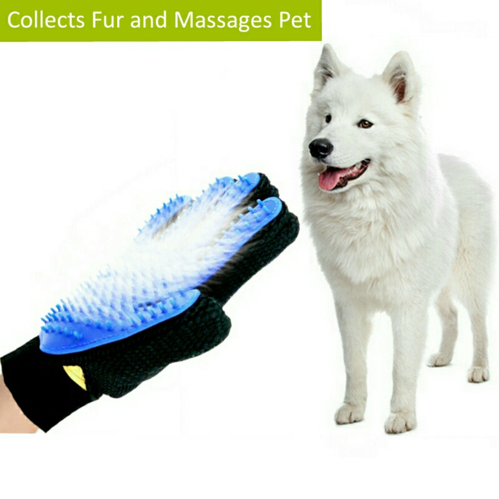 Silicone Pet Grooming Gloves (2 Pack)