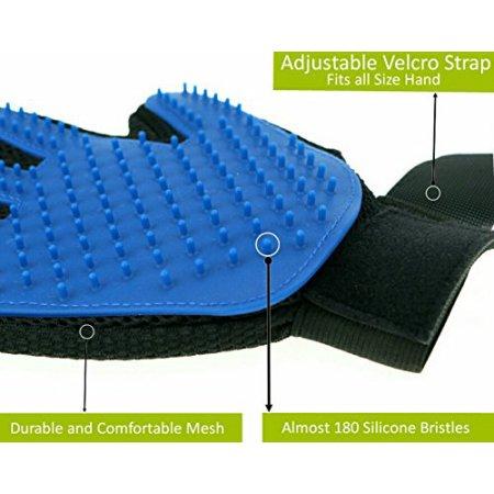 Silicone Pet Grooming Gloves (2 Pack)