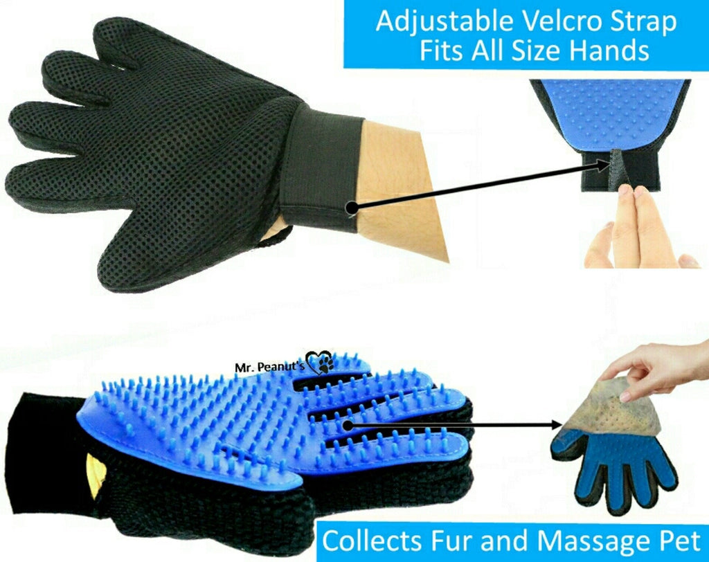 Silicone Pet Grooming Gloves (2 Pack)